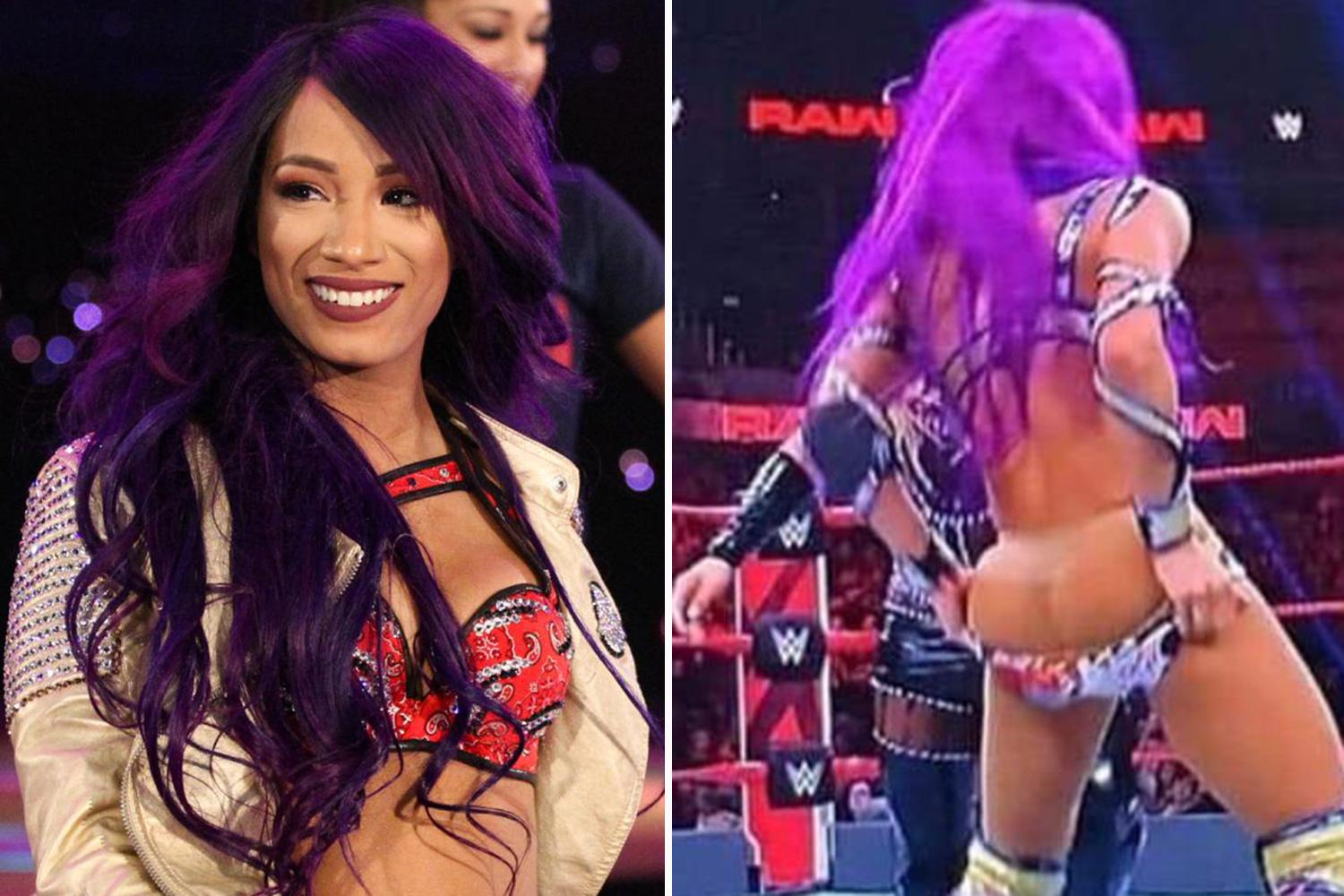 angeline louw add sasha banks leaked image