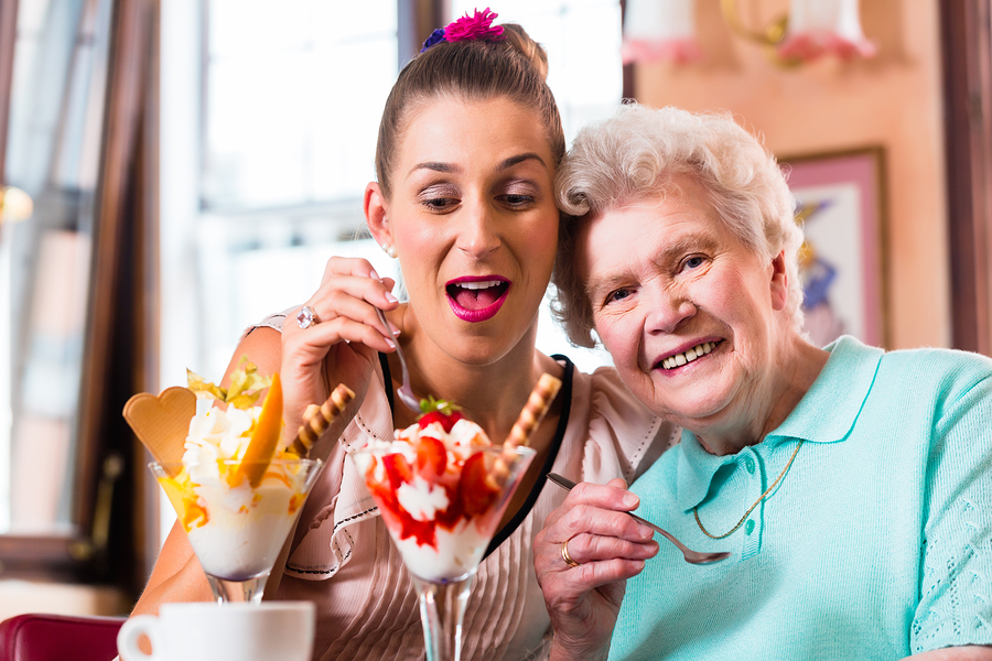 carol houdek add grandma eating come photo