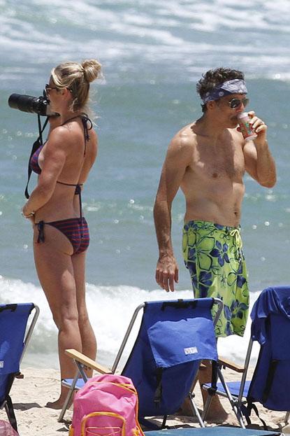 dennis jacobsen add christine taylor bikini photo