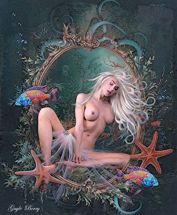 charlie flora add naked mermaids image