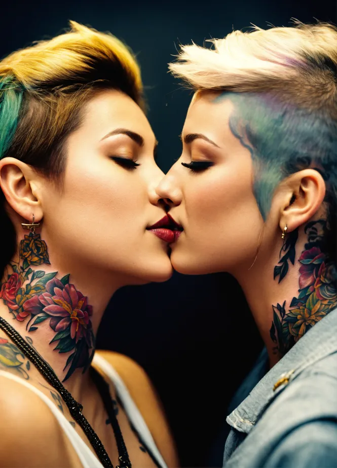 denver clark add black lesbians tongue kissing image