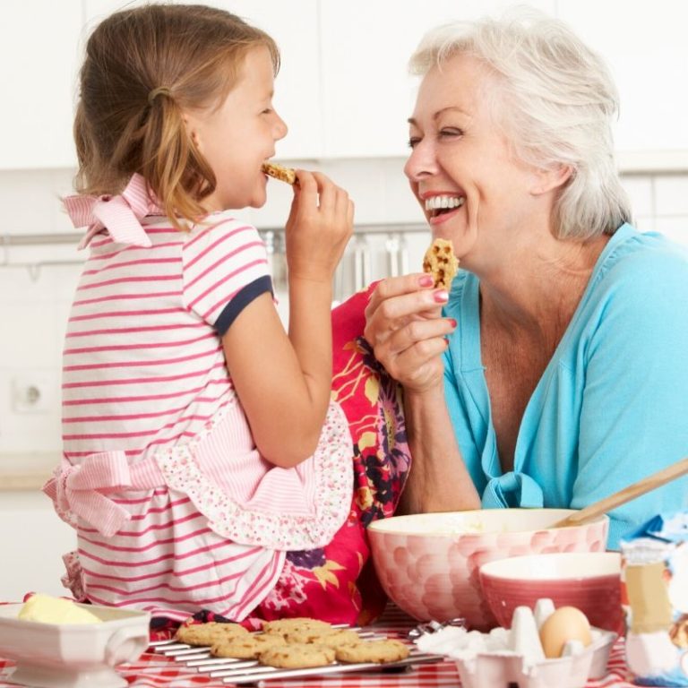 brandon luebke add grandma eating come image