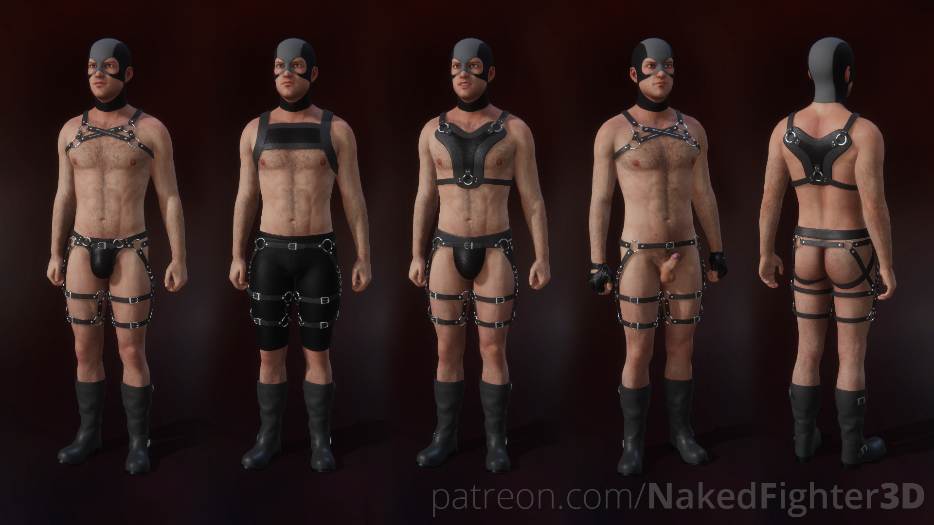 benoit parisien add naked fighter 3d photo