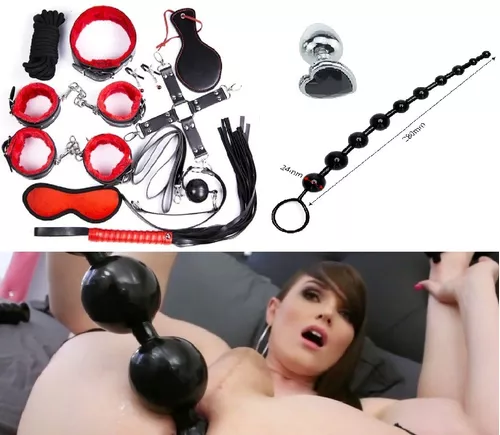 brett simmons add buttplug bondage photo