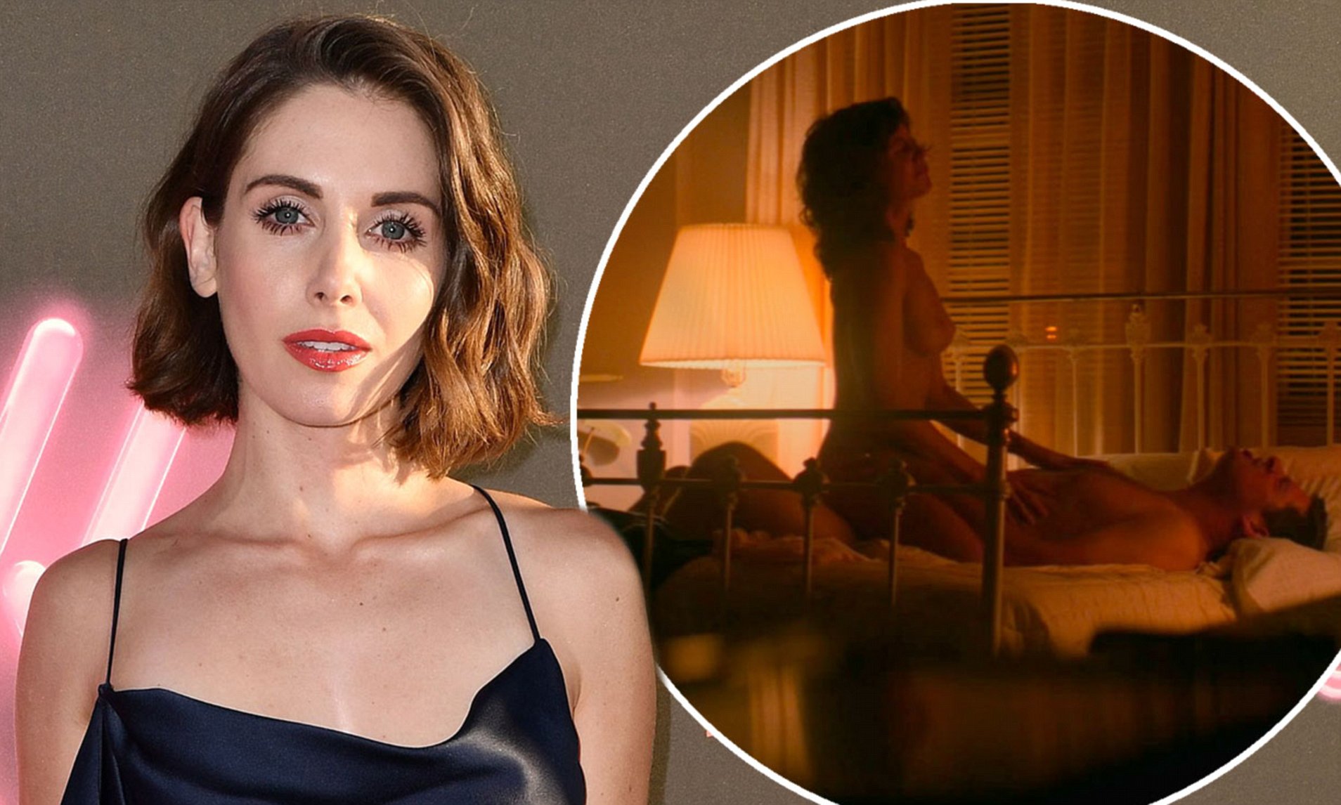 dana coffman add alison brie topless photo