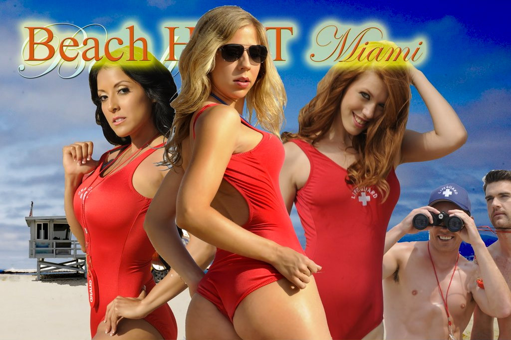 angela mauck add beach heat miami photo