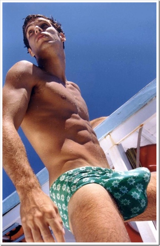 ayman morrar add blue speedo bulge photo