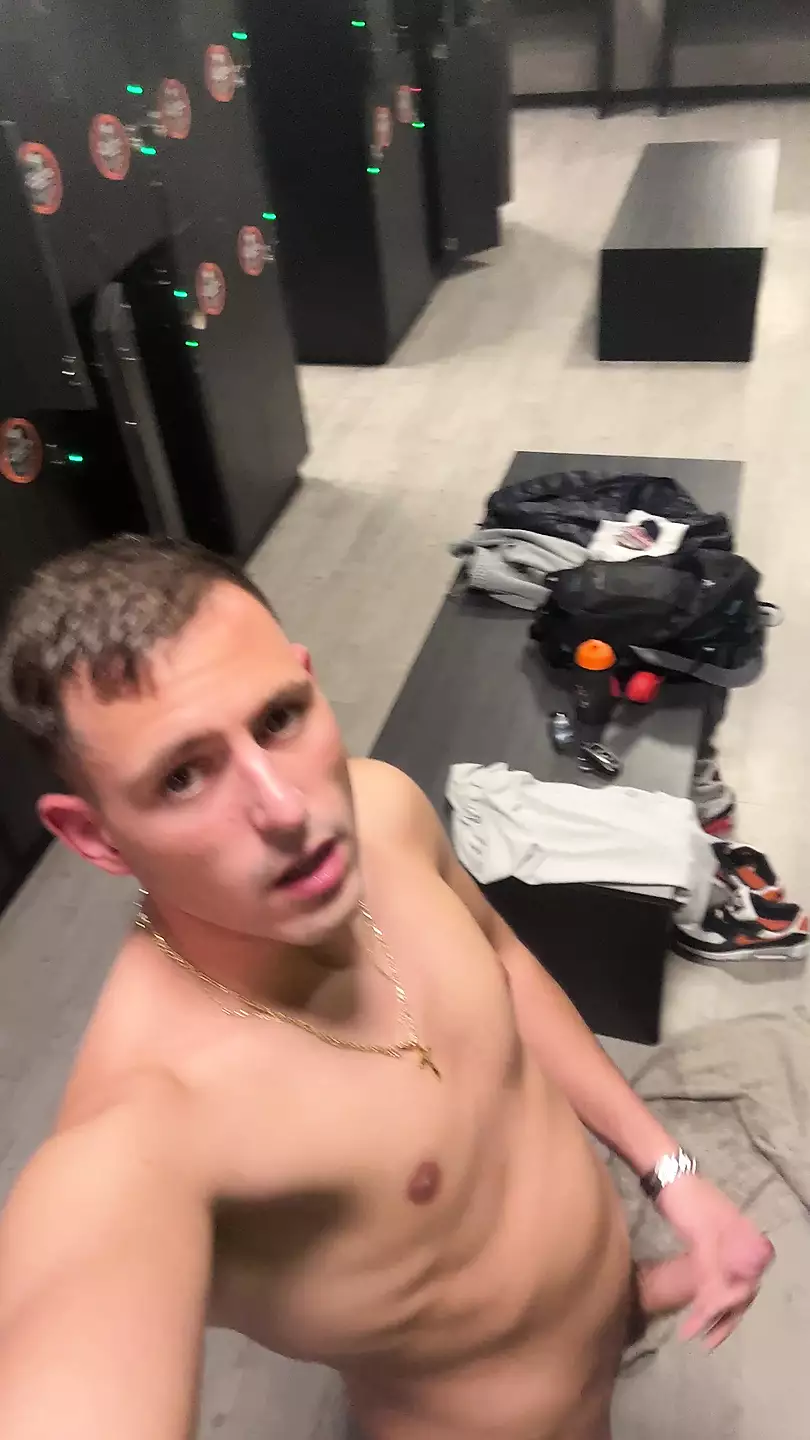 david partridge add jerking off in locker room photo