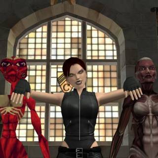 cynthia oo add lara croft and monsters photo