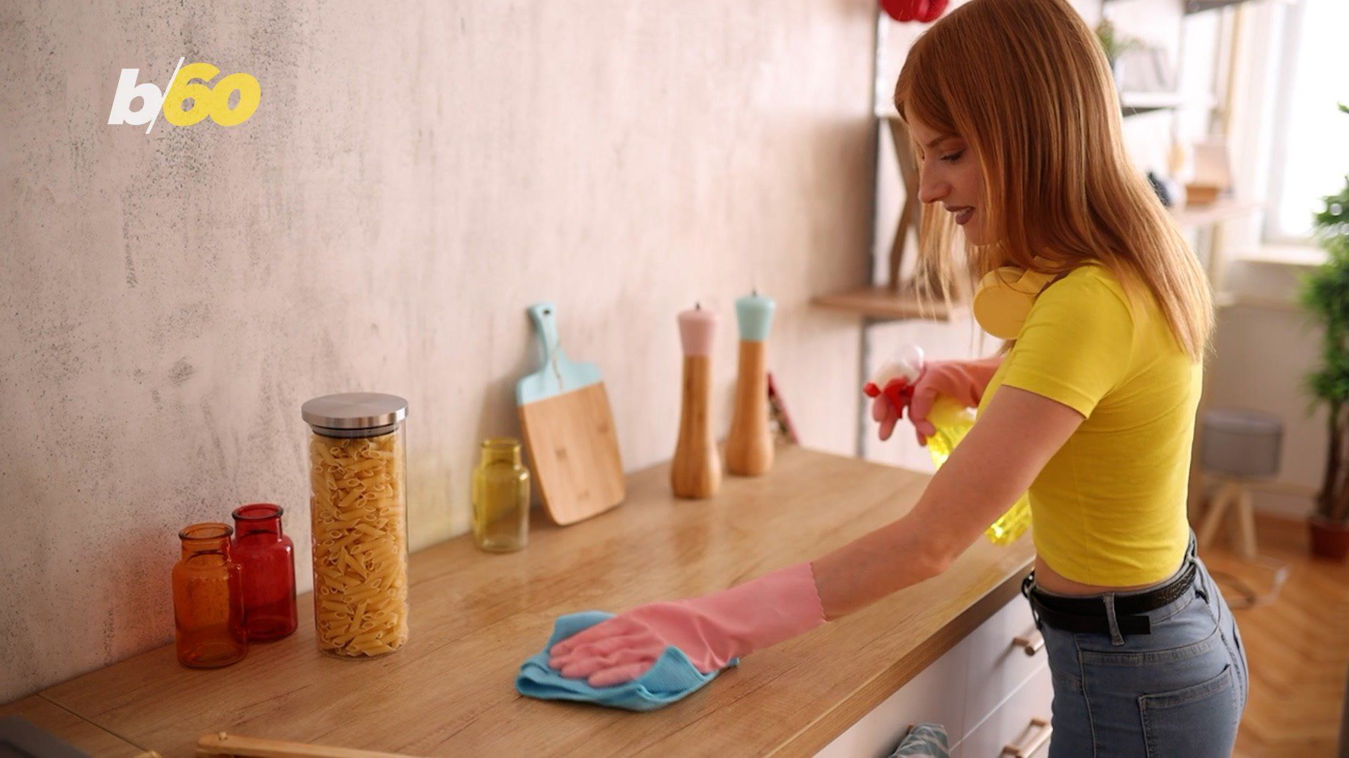 denise mayo add naked kitchen cleaning image