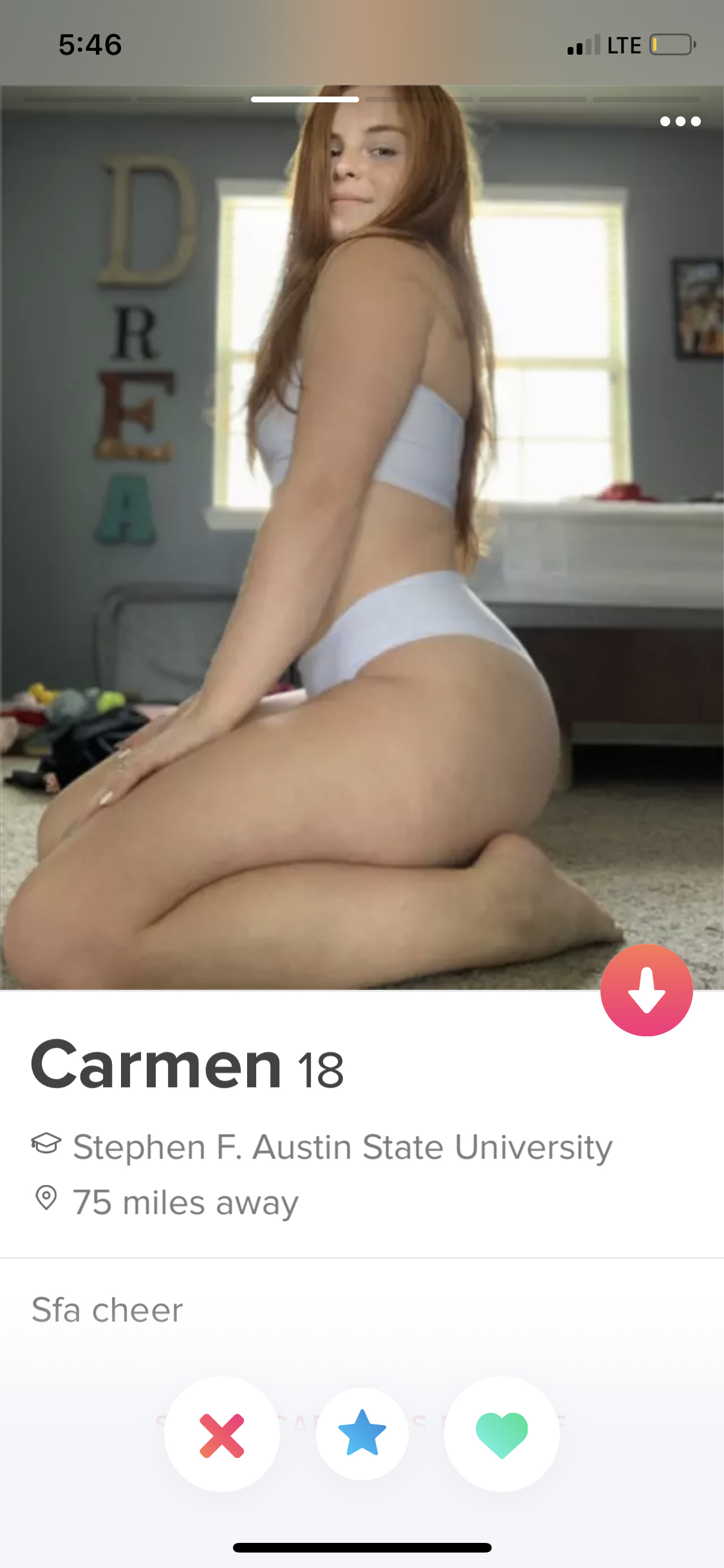 chaz bell add tinder pawg photo