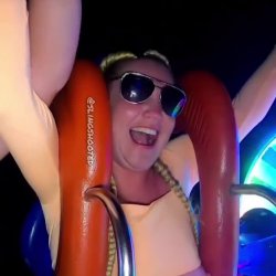 ashley fanning add tits pop out on slingshot photo